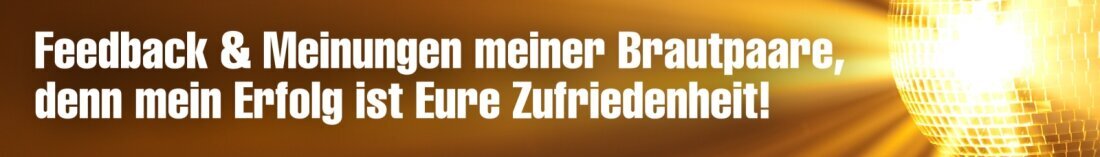 Hochzeit DJ - Deejay Jens - Der Experte für geile Partys aus Lingen im Emsland!